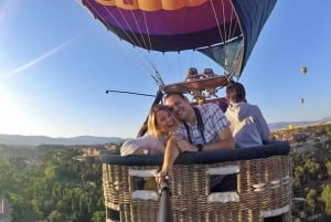 Voos de balão na zona de Madrid