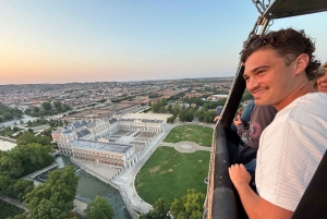 Voos de balão na zona de Madrid