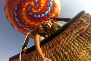 Voos de balão na zona de Madrid