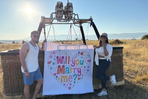 Voos de balão na zona de Madrid