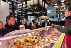 Provning av blåfenad tonfisk på Spaniens mest prestigefyllda marknad
