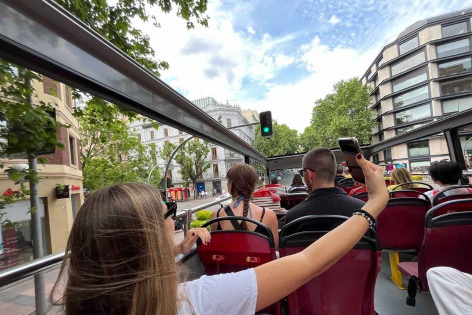 Tour panoramico della città di Madrid in autobus