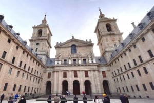 Escorial Monastery and the Valley of the Fallen from Madrid
