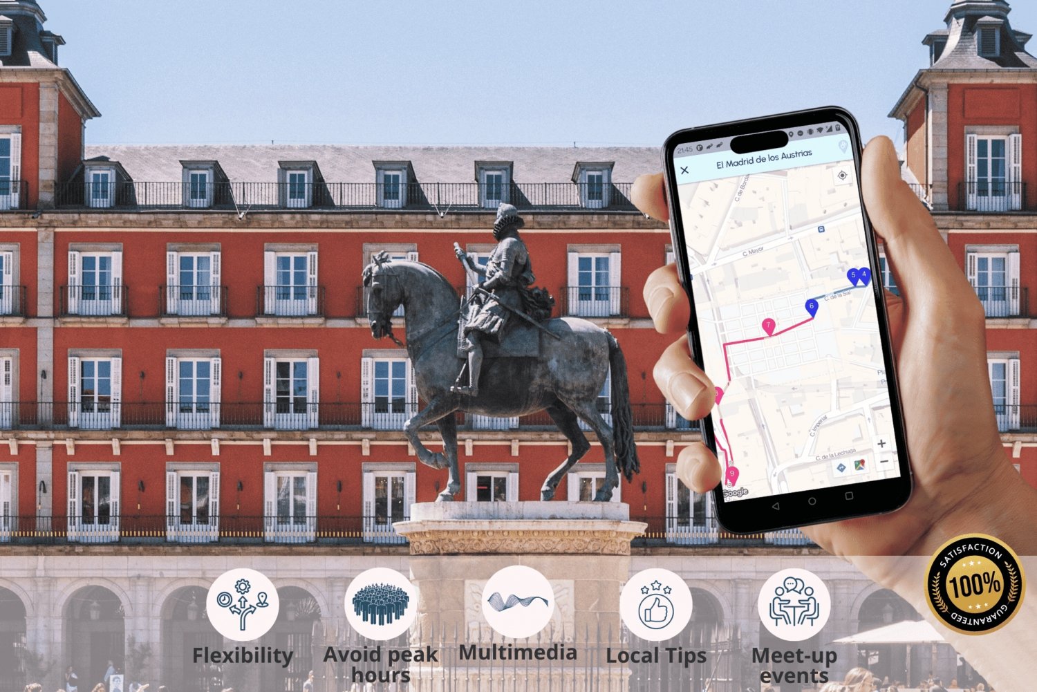 Explore Hapsburg Madrid: Interactive Tour with GPS