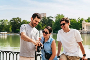 Entdecke Madrid mit dem Fahrrad und fotografiere mit Benja