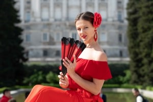 Flying Dress Photoshoot in Madrid