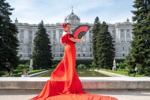 Flying Dress Photoshoot in Madrid