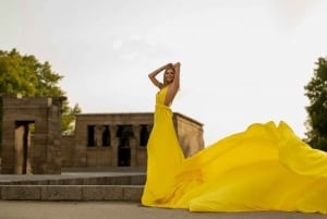 Flying Dress Photoshoot in Madrid