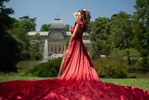 Flying Dress Photoshoot in Madrid