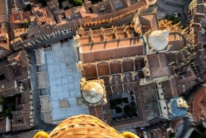 Fra Madrid: Varmluftballon over Segovia med transfer