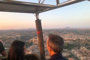 Vanuit Madrid: heteluchtballon boven Toledo met brunch