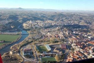 Vanuit Madrid: Luchtballon over Toledo
