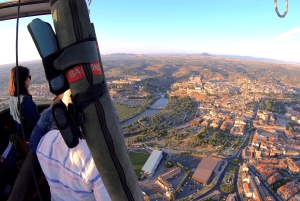 Vanuit Madrid: Luchtballon over Toledo