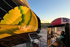 Vanuit Madrid: Luchtballon over Toledo