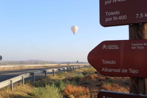 Vanuit Madrid: Luchtballon over Toledo