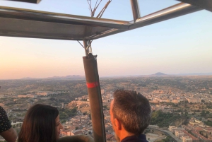 Vanuit Madrid: Luchtballon over Toledo