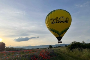 Vanuit Madrid: Luchtballon over Toledo