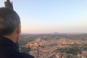 Vanuit Madrid: Luchtballon over Toledo