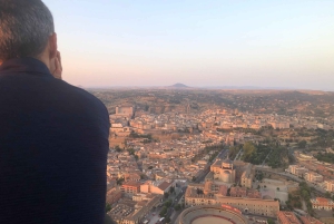 Vanuit Madrid: Luchtballon over Toledo
