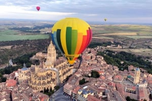 From Madrid: Hot Air Balloon Ride in Segovia with Pickup