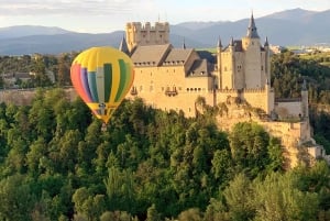 From Madrid: Hot Air Balloon Ride in Segovia with Pickup