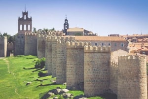 Madrid: Segovia, Ávila en Toledo in 1 dag met tickets en lunch