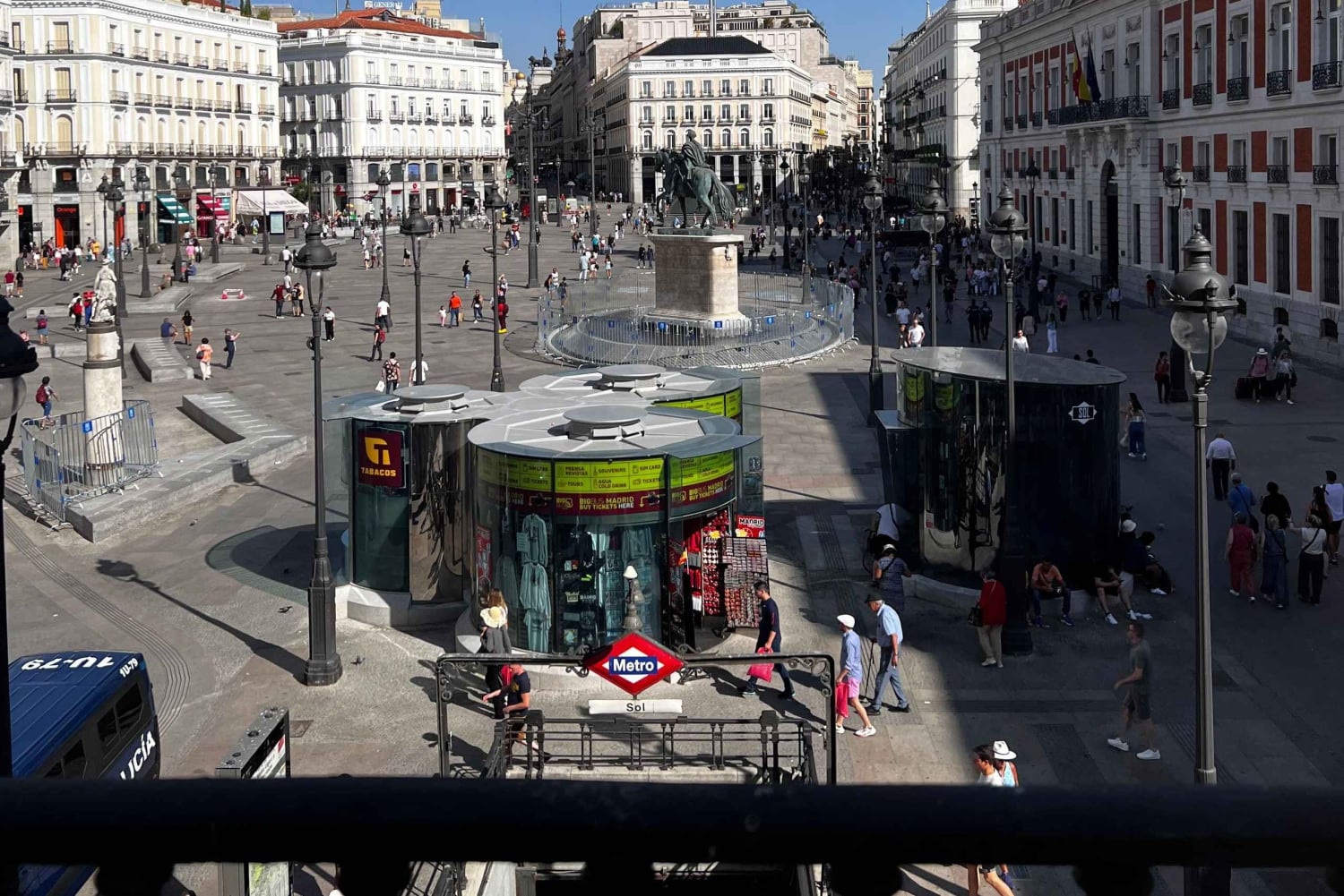 Historiallinen Madrid kävellen: Palatsista Solille