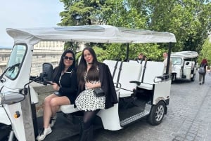 Madrid: tour de 1 hora por los puntos destacados de la ciudad con Eco Tuk Tour