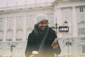 Madrid and Spain: Unlimited EU Internet and Mobile Data eSIM