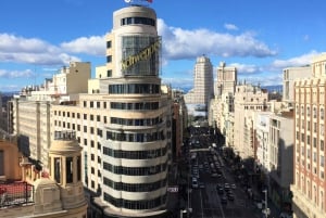 Madrid: Gran Vía Dächer und Architektur Tour