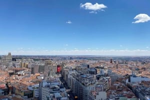 Madrid: Gran Vía tak och arkitektur tur