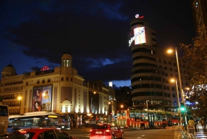 Madrid: Promenade au coucher du soleil et flamenco en option