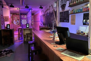 Madrid Atocha: Lançamento interativo de machados 1h