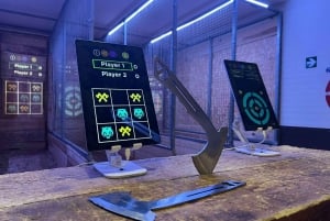 Madrid Atocha: Interaktivt øksekast 2 timer