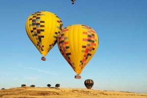 マドリード：マドリッド市内からの送迎オプション付き気球体験