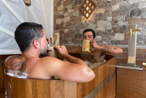 Madrid: Beer Spa Experience with Tastings and Snacks