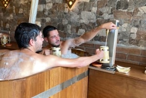 Madrid: Beer Spa Experience with Tastings and Snacks