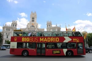Madri: Tour de ônibus hop-on hop-off com guia ao vivo