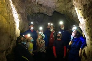 Madrid: Caving and Rappelling Adventure with Transport