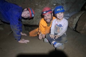 Madrid: Caving and Rappelling Adventure with Transport