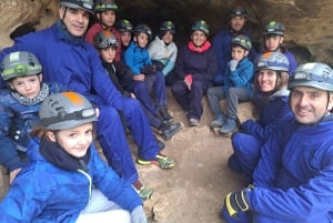 Madrid: Caving and Rappelling Adventure with Transport