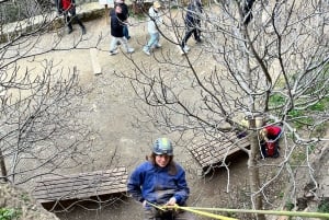 Madrid: Caving and Rappelling Adventure with Transport