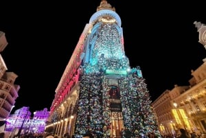 Madrid: Christmas Lights Night Tour by Electric Tuk Tuk