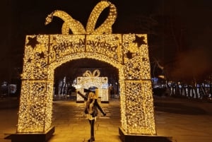 Madrid: Christmas Lights Night Tour by Electric Tuk Tuk