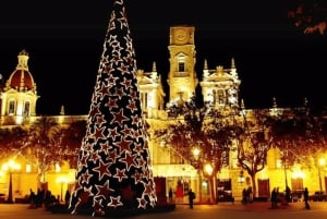 Madrid: Christmas Lights Night Tour by Electric Tuk Tuk