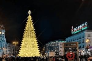 Madrid: Christmas Lights Night Tour by Electric Tuk Tuk