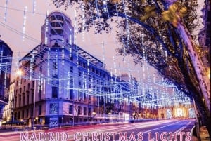 Passeio pelas luzes de Natal de Madrid em Tuk Tuk