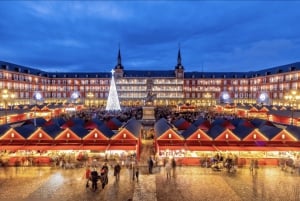 Passeio pelas luzes de Natal de Madrid em Tuk Tuk