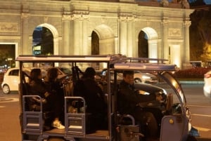 Madrid Christmas Lights Tuk-Tuk Tour w/pick up included!