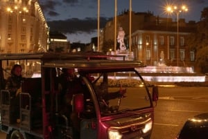 Madrid Christmas Lights Tuk-Tuk Tour w/pick up included!